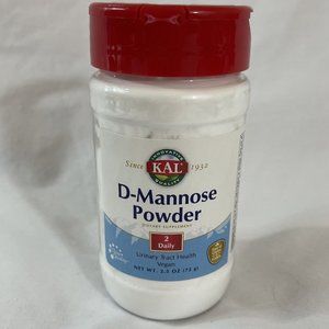 KAL D-Mannose 1600mg Supports Urinary Tract Health Unflavored 2.5 oz 45 Servings